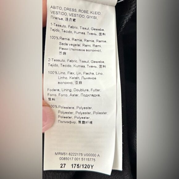 Marina Rinaldi Dumas Linen Leopard Print Short Sleeve Shift Dress - Picture 10 of 10